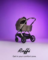 Bababing 18pc Raffi MK11 Home & Travel System, Home & Feeding Bundle with Spin Car Seat & Base - Minky 11