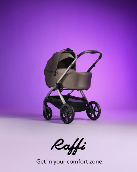 Bababing 18pc Raffi MK11 Home & Travel System, Home & Feeding Bundle with Spin Car Seat & Base - Minky 11