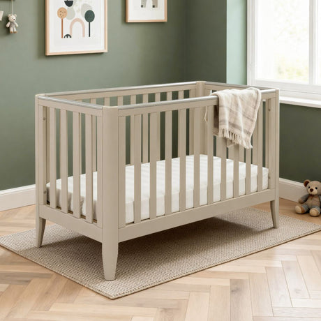 Babymore Iris Cot Bed - Cashmere
