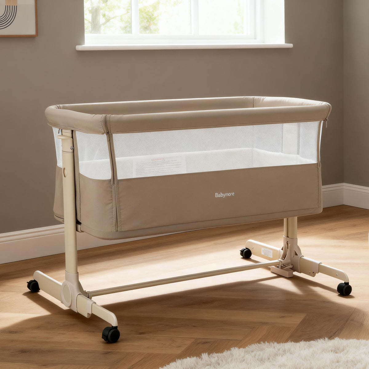 Babymore Mona Complete Nursery Bundle - White