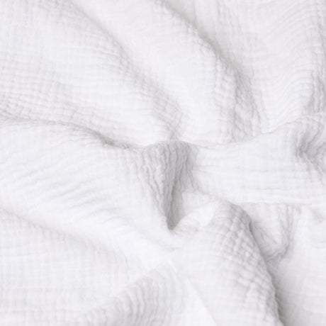 Obaby Bedside Crib Muslin Fitted Sheet - White