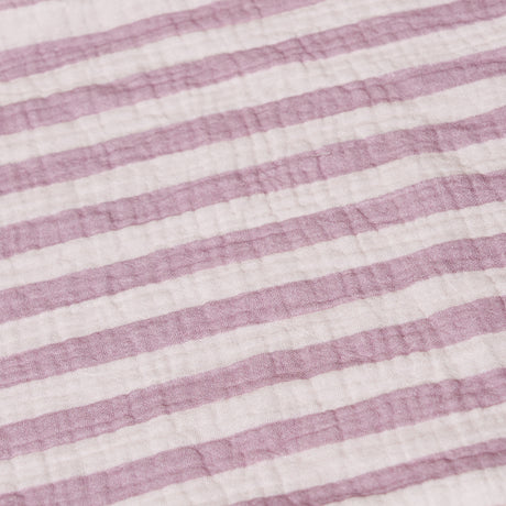 Obaby Muslin Swaddle Blanket - Berry Stripe