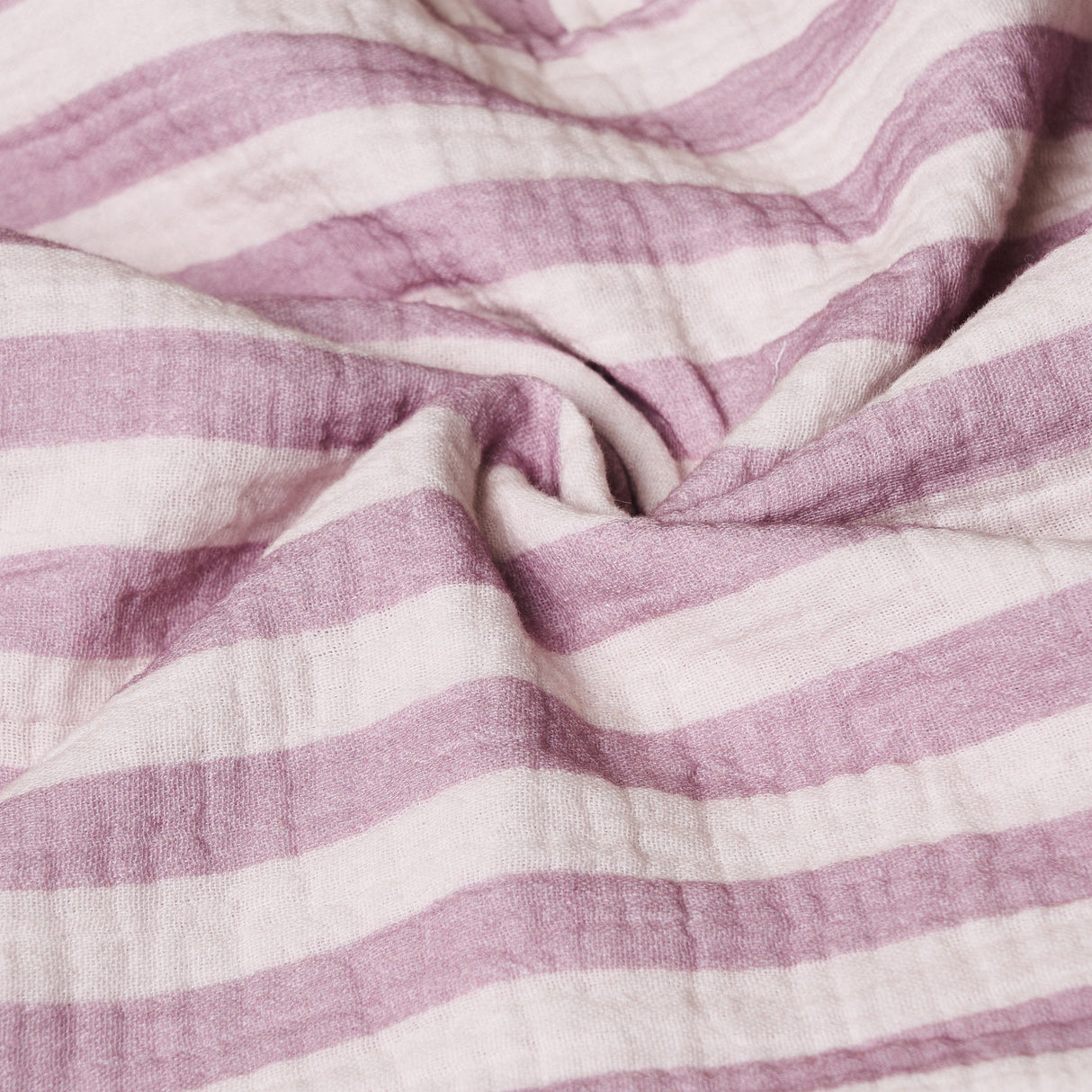 Obaby Muslin Swaddle Blanket - Berry Stripe