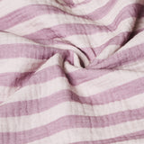 Obaby Muslin Swaddle Blanket - Berry Stripe