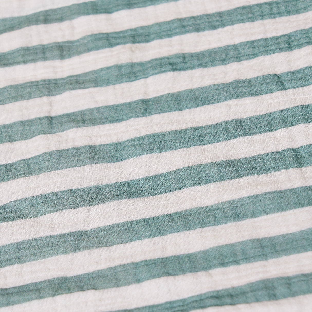Obaby Muslin Swaddle Blanket - Ocean Stripe