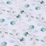 Obaby Muslin Fitted Sheet 120cm x 60cm - Eucalyptus