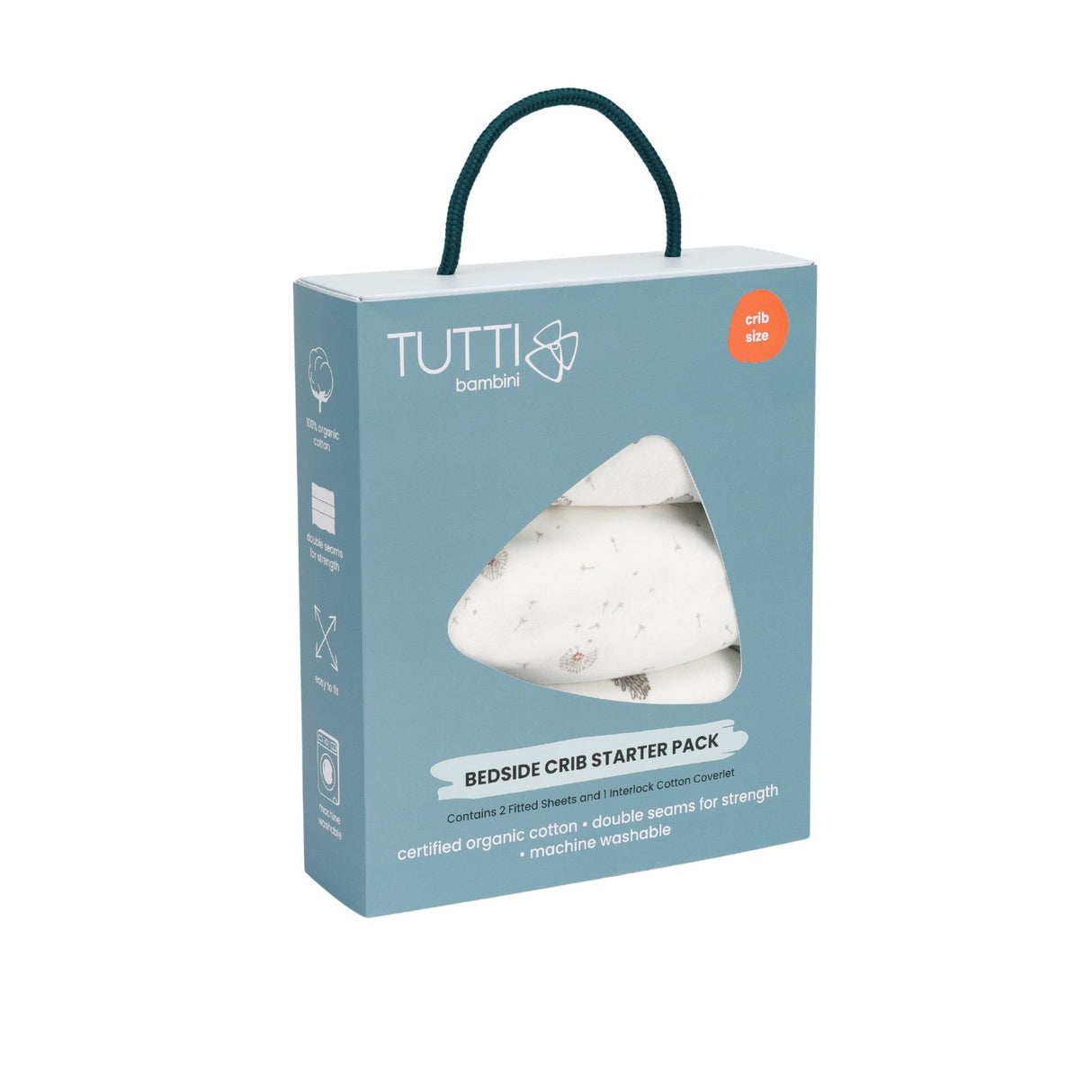 Tutti Bambini CoZee Sustainable Mattress & Bedding Bundle - Cocoon