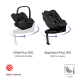 Silver Cross Breez Ultimate 360 Family Car Seat & Accessory Bundle - Onyx