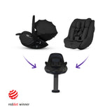 Silver Cross Breez Ultimate 360 Family Car Seat Bundle - Onyx