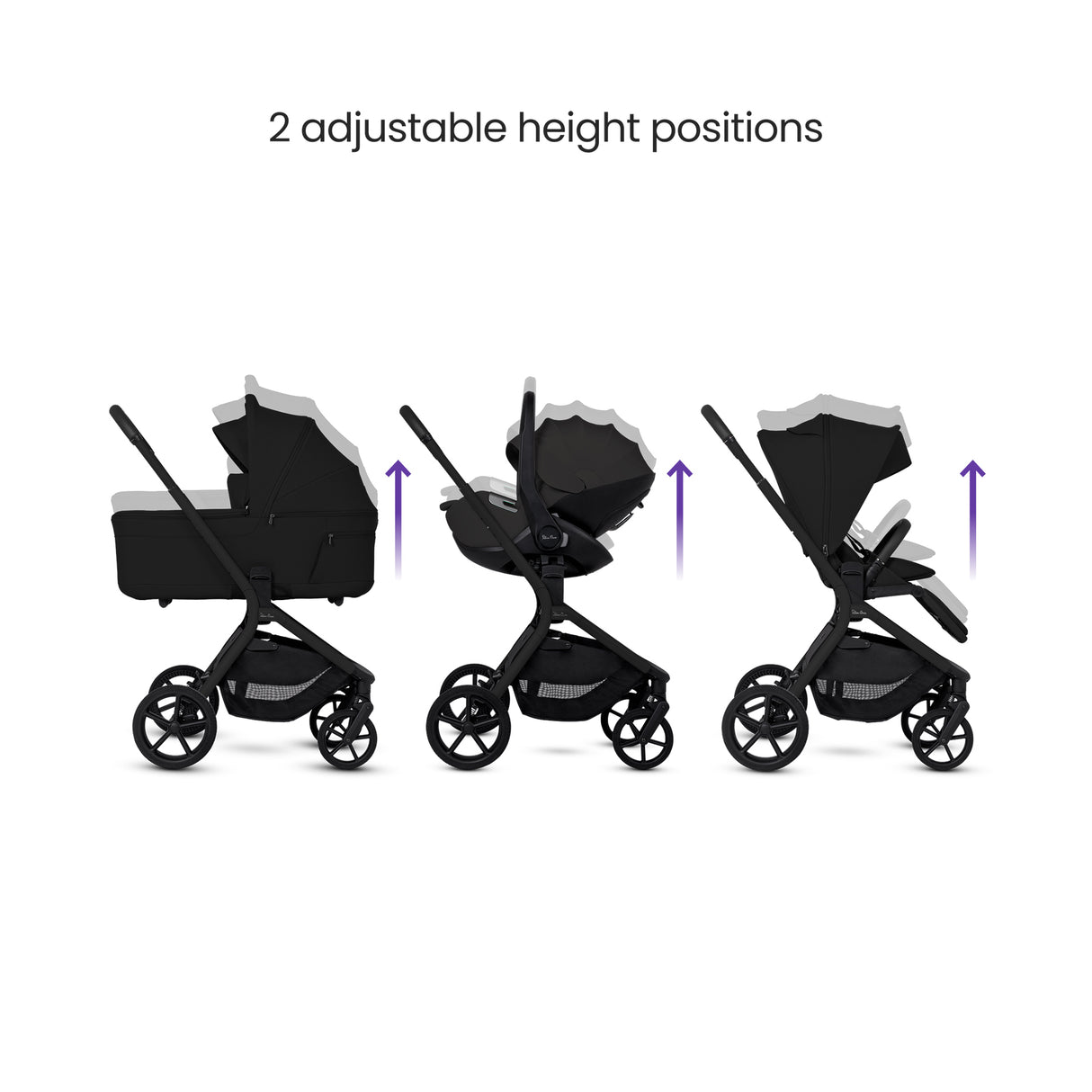 Silver Cross Breez Ultimate 360 Family Car Seat Bundle - Onyx