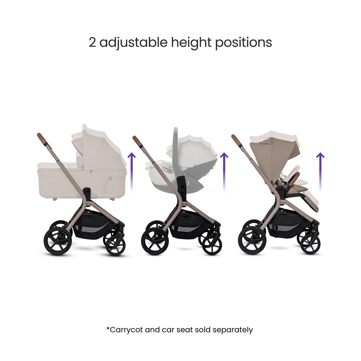 Silver Cross Breez Stroller - Champagne