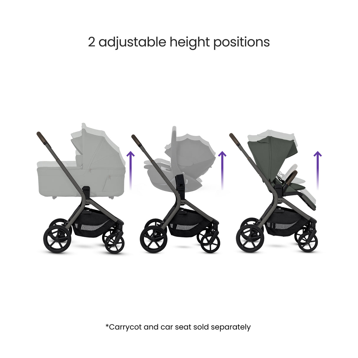 Silver Cross Breez Stroller - Pewter