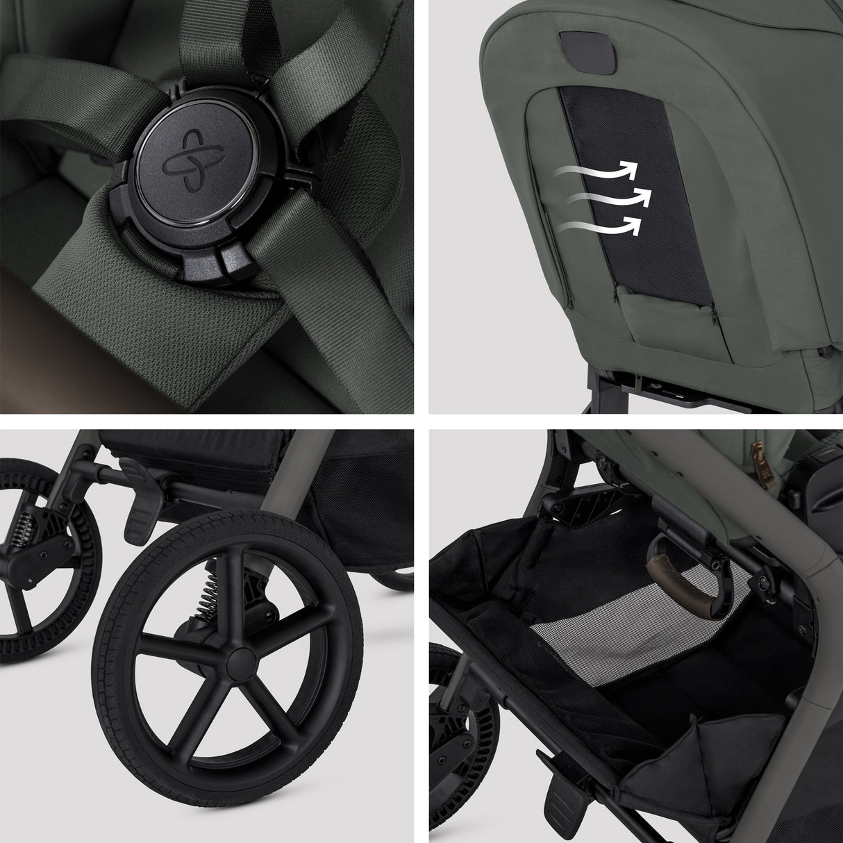 Silver Cross Breez Stroller - Pewter