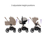 Silver Cross Breez Ultimate Cybex Cloud T & 360 Base Bundle - Champagne