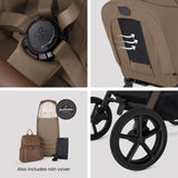 Silver Cross Breez Ultimate 360 Car Seat & Accessory Bundle - Maple