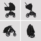 Silver Cross Breez Ultimate Cybex Cloud T & 360 Base Bundle - Onyx