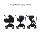 Silver Cross Breez Ultimate Cybex Cloud T & 360 Base Bundle - Onyx