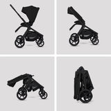 Silver Cross Breez Ultimate Cybex Cloud T & 360 Base Bundle - Onyx