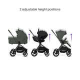 Silver Cross Breez Ultimate Cybex Cloud T & 360 Base Bundle - Pewter