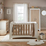 CuddleCo Ada Nursery Wardrobe - White & Ash