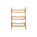 CuddleCo Aria 3 Tier Shelving Unit - Rattan