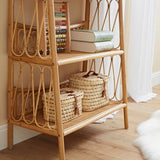 CuddleCo Aria 3 Tier Shelving Unit - Rattan