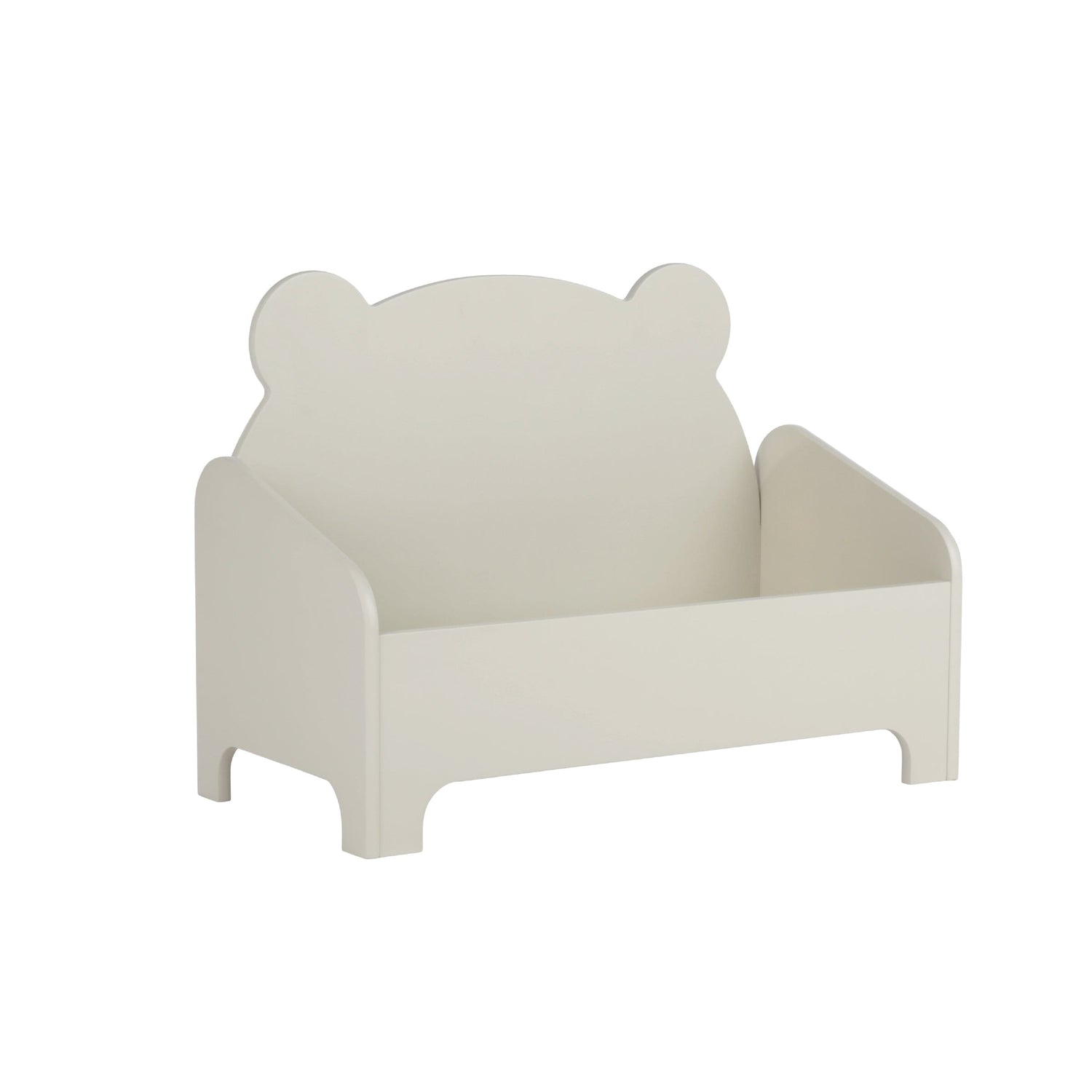 CuddleCo Play House Bear Book Storage - Pebble