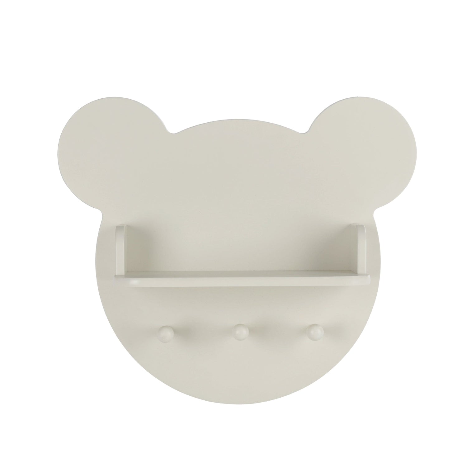 CuddleCo Play House Bear Shelf - Pebble