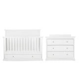 CuddleCo Beaumont Grand 2 Piece Nursery Furniture Set - White