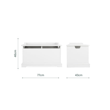 CuddleCo Beaumont Storage Box - White
