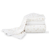 CuddleCo 4 Piece Cot Bed Bedding Set - Cashmere Meadow