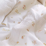 CuddleCo 4 Piece Cot Bed Bedding Set - Cashmere Meadow