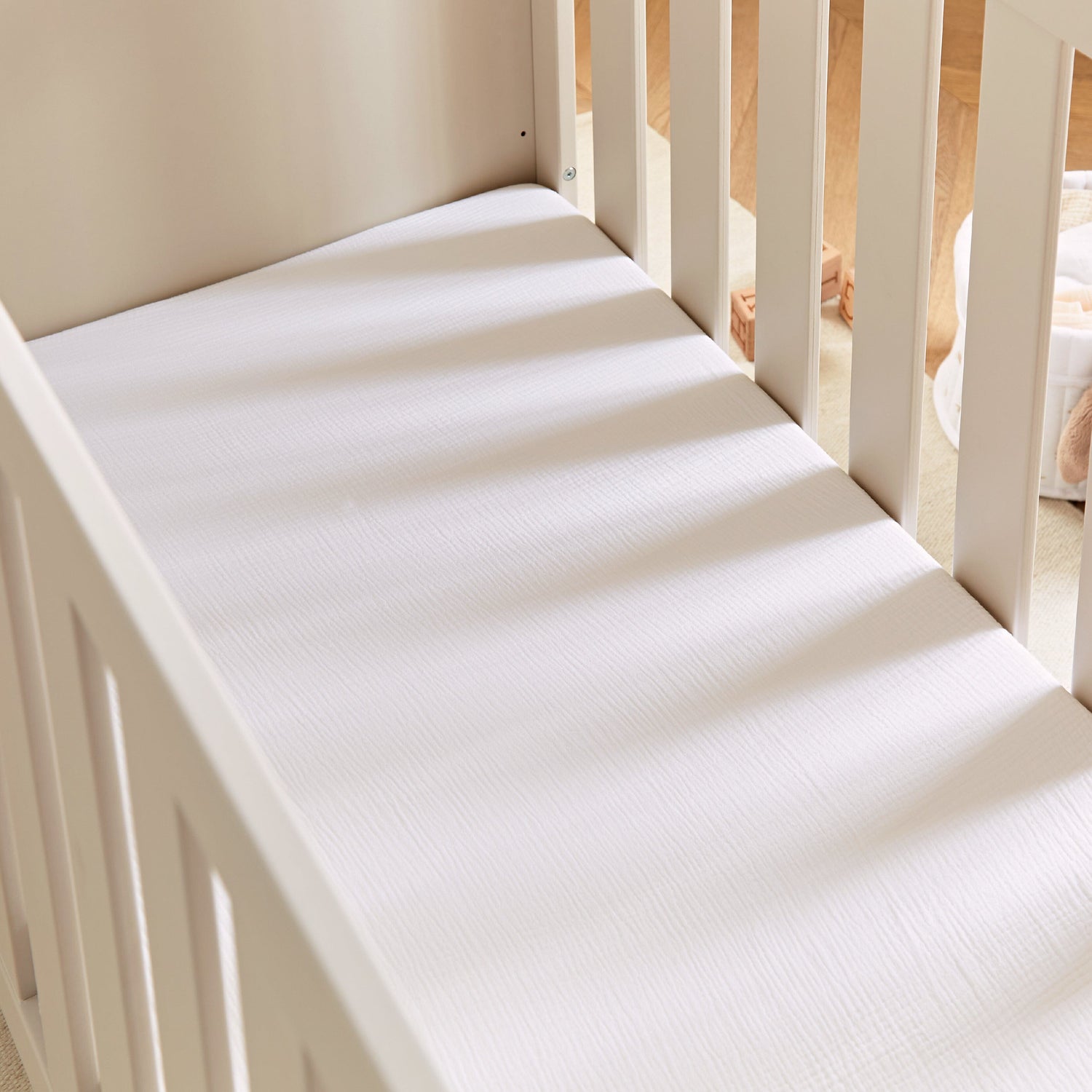 CuddleCo 2 Pack Cot Bed Sheets - Cashmere Meadow