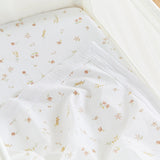 CuddleCo Universal Crib/Co-Sleeper Bedding Set - Cashmere Meadow