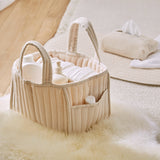 CuddleCo Nappy Caddy Set - Cashmere Waffle