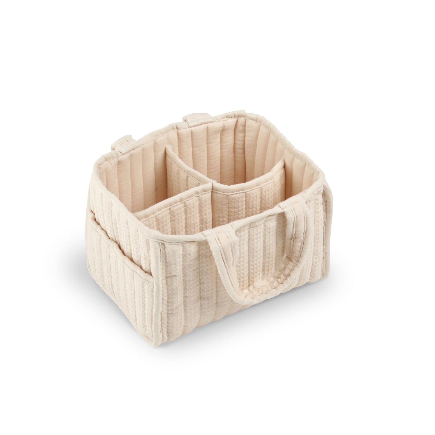 CuddleCo Nappy Caddy Set - Cashmere Waffle