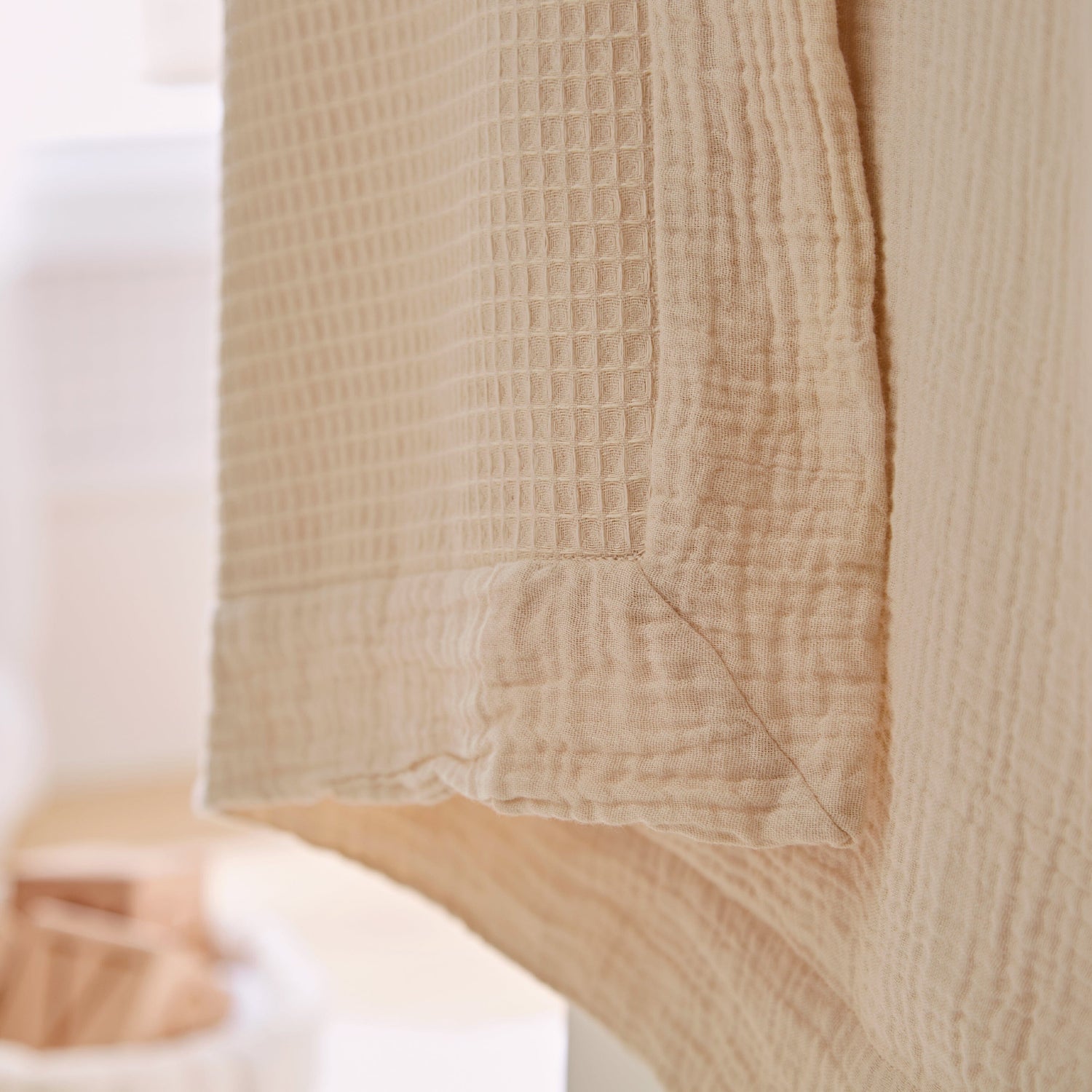 CuddleCo Comforter Blanket  - Cashmere Waffle