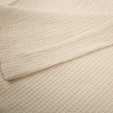 CuddleCo Comforter Blanket  - Cashmere Waffle