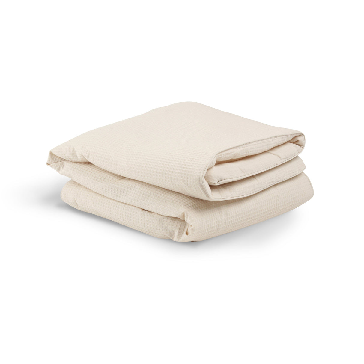 CuddleCo 4 Piece Cot Bed Bedding Set  - Cashmere Waffle
