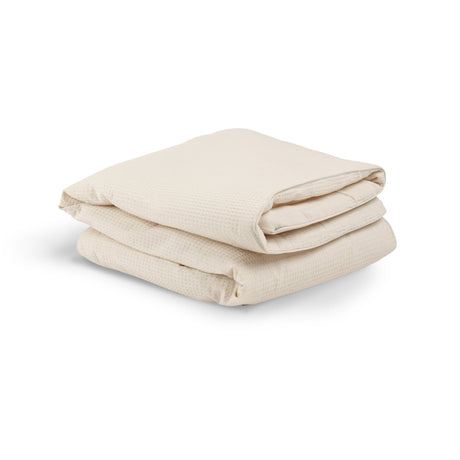 CuddleCo 4 Piece Cot Bed Bedding Set  - Cashmere Waffle