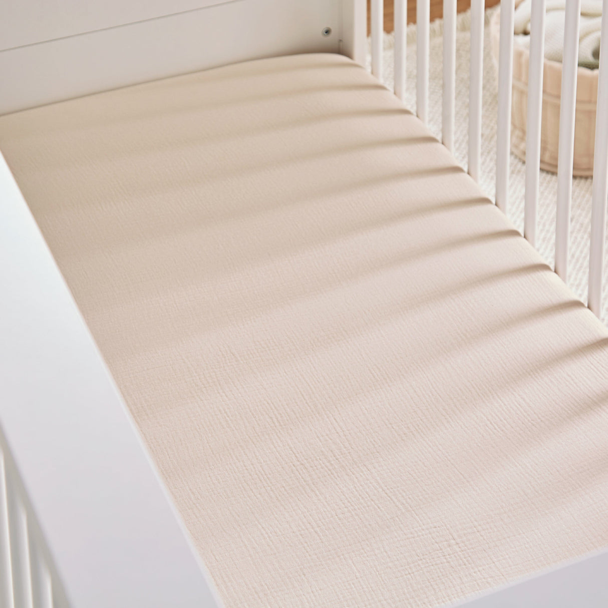 CuddleCo 4 Piece Cot Bed Bedding Set  - Cashmere Waffle