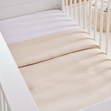 CuddleCo 4 Piece Cot Bed Bedding Set  - Cashmere Waffle