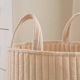 CuddleCo Large Storage Basket  - Cashmere Waffle