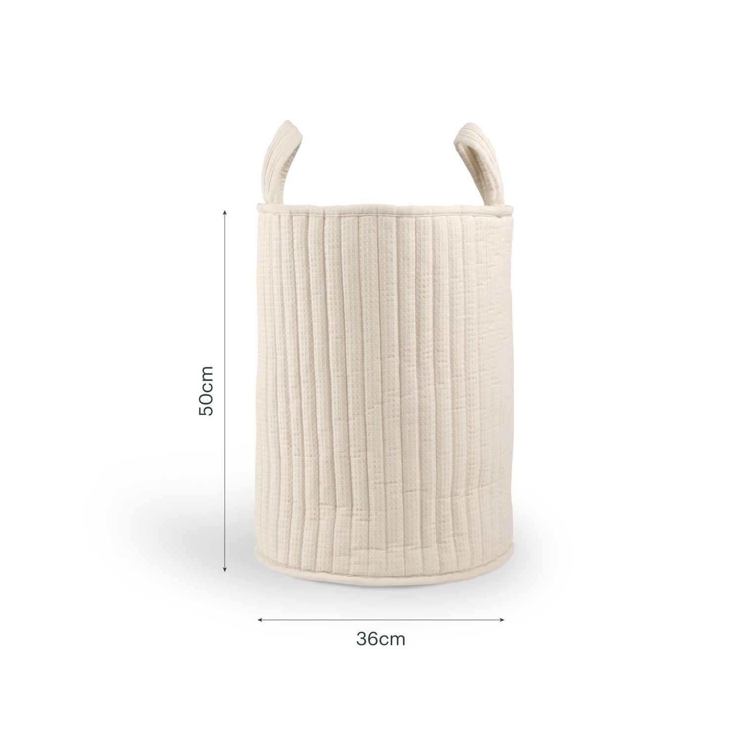 CuddleCo Large Storage Basket  - Cashmere Waffle