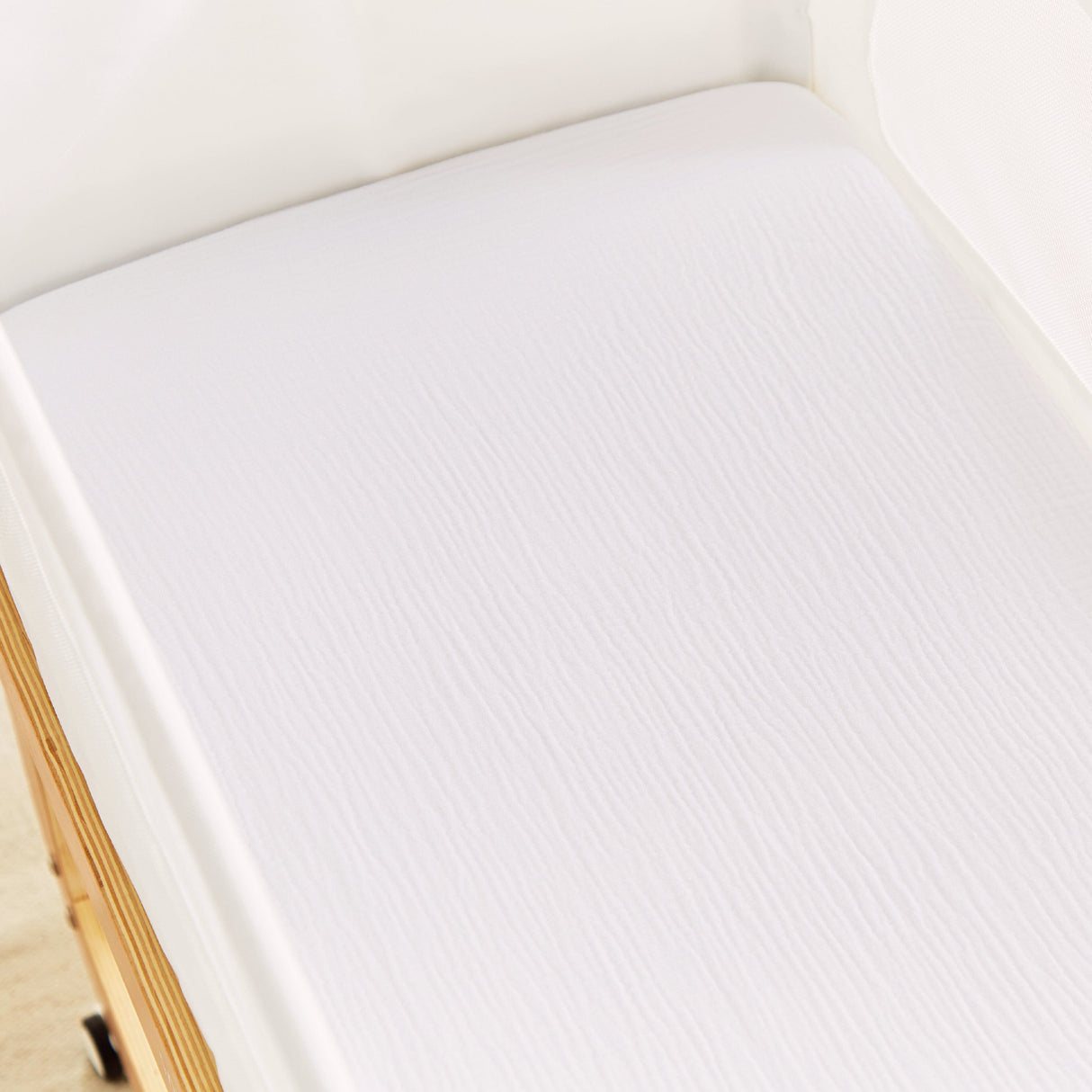 CuddleCo Universal Crib/Co-Sleeper Bedding Set  - Cashmere Waffle