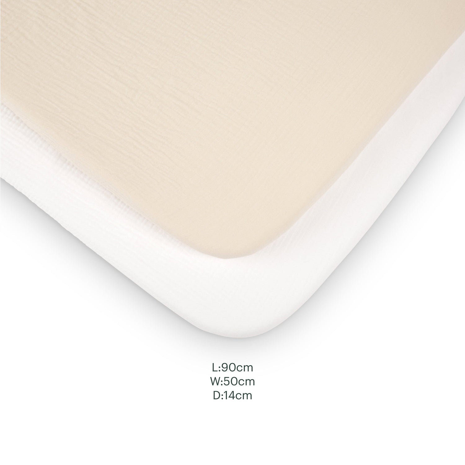 CuddleCo 2 Pack Universal Crib/Co-Sleeper Sheets  - Cashmere Waffle