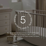 CuddleCo Clara Nursery Shelf - Cashmere and Ash