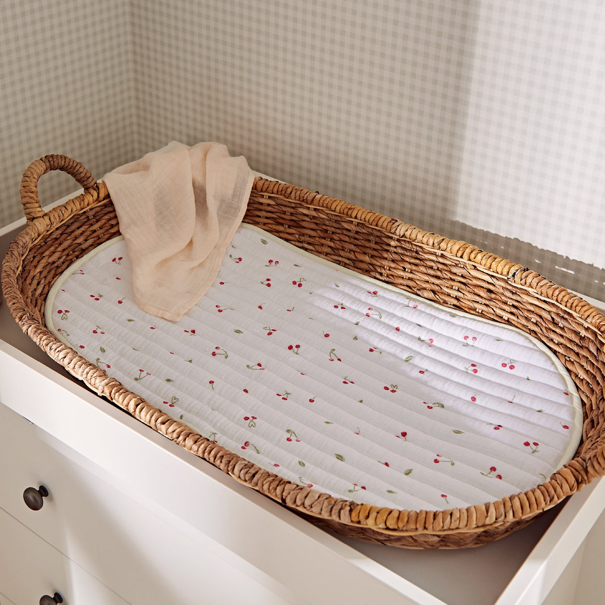 CuddleCo 2 Pack Travel Changing Pad - Ditsy Cherry