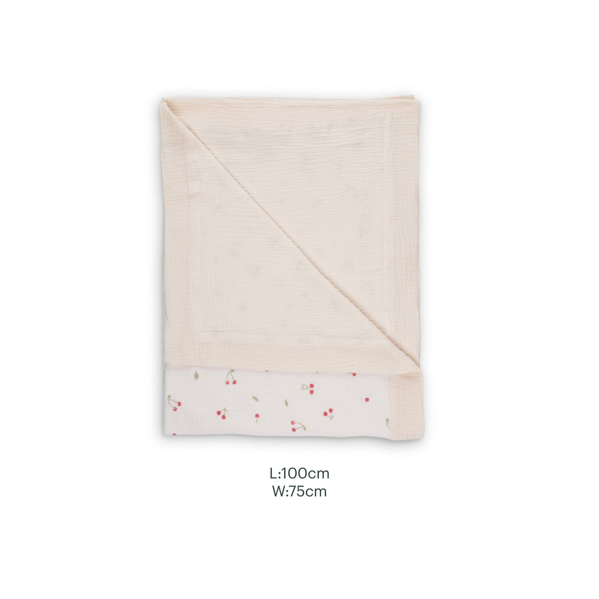 CuddleCo 4 Piece Cot Bed Bedding Set - Ditsy Cherry