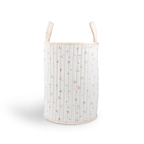 CuddleCo Large Storage Basket - Ditsy Cherry